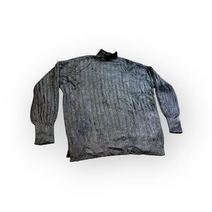 Jessica Simpson Metallic Mock Neck Sweater – Size S (Brand New, Missing Tag)